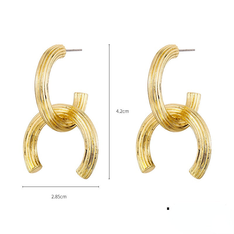 Pendientes De Aleación De Grano De Metal al por mayor